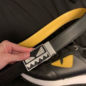 Men’s Fendi Shirt, shoes, and belt